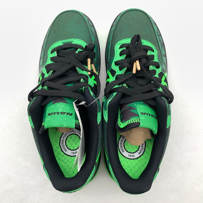 【中古美品】【メンズ】 NIKE ナイキ CW3918-001 AIR FORCE １ LOW REACT LOW ”NAIJA” エアフォース 1 ロー スニーカー 靴 160-260618-mh-25-fuzh サイズ：27.5cm カラー：ブラック グリーン 万代Net店