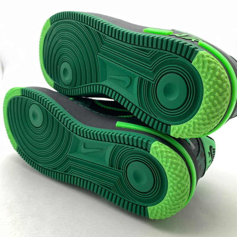【中古美品】【メンズ】 NIKE ナイキ CW3918-001 AIR FORCE １ LOW REACT LOW ”NAIJA” エアフォース 1 ロー スニーカー 靴 160-260618-mh-25-fuzh サイズ：27.5cm カラー：ブラック グリーン 万代Net店