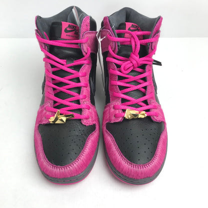 【中古美品】【メンズ】 RUN THE JEWELS×NIKE SB ラン ザ ジュエルズ × ナイキ DX4356-600 DUNK HIGH ”ACTIVE PINK AND BLACK" BLACK.PINKハラコ SIZE:27.5cm スニーカー 靴 160-260618-ky-18-fuzh 万代Net店