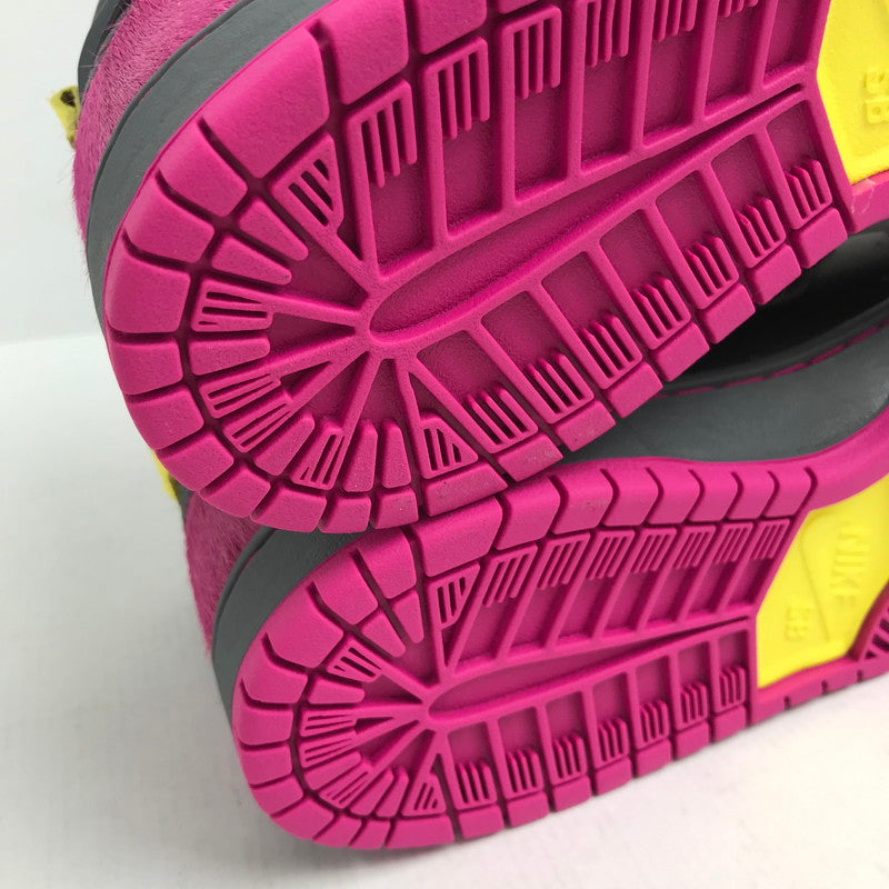 【中古美品】【メンズ】 RUN THE JEWELS×NIKE SB ラン ザ ジュエルズ × ナイキ DX4356-600 DUNK HIGH ”ACTIVE PINK AND BLACK" BLACK.PINKハラコ SIZE:27.5cm スニーカー 靴 160-260618-ky-18-fuzh 万代Net店