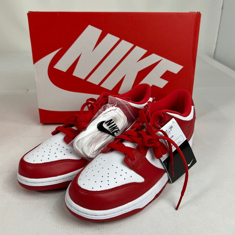 【中古美品】【メンズ】 NIKE ナイキ CU1727-100 DUNK LOW SP ナイキ ダンク ロー エスピー スニーカー 靴 160-260619-mh-04-fuzh サイズ：27.5cm カラー：レッド ホワイト 万代Net店