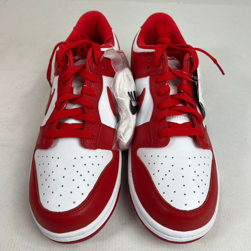 【中古美品】【メンズ】 NIKE ナイキ CU1727-100 DUNK LOW SP ナイキ ダンク ロー エスピー スニーカー 靴 160-260619-mh-04-fuzh サイズ：27.5cm カラー：レッド ホワイト 万代Net店