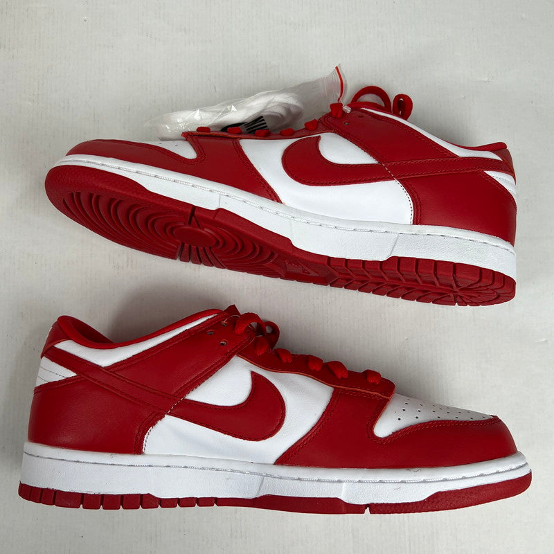 【中古美品】【メンズ】 NIKE ナイキ CU1727-100 DUNK LOW SP ナイキ ダンク ロー エスピー スニーカー 靴 160-260619-mh-04-fuzh サイズ：27.5cm カラー：レッド ホワイト 万代Net店