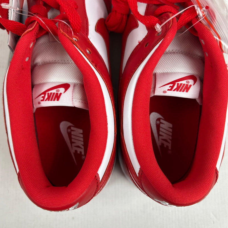 【中古美品】【メンズ】 NIKE ナイキ CU1727-100 DUNK LOW SP ナイキ ダンク ロー エスピー スニーカー 靴 160-260619-mh-04-fuzh サイズ：27.5cm カラー：レッド ホワイト 万代Net店