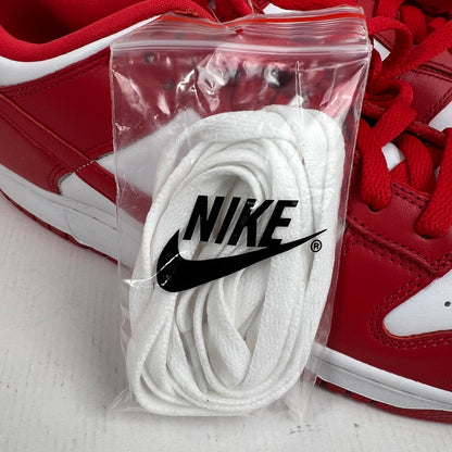 【中古美品】【メンズ】 NIKE ナイキ CU1727-100 DUNK LOW SP ナイキ ダンク ロー エスピー スニーカー 靴 160-260619-mh-04-fuzh サイズ：27.5cm カラー：レッド ホワイト 万代Net店