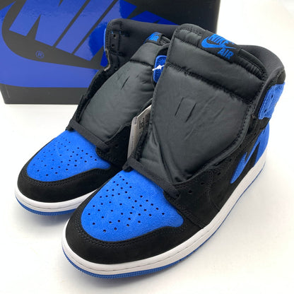 【中古美品】【メンズ】 NIKE ナイキ DZ5485-042 AIR JORDAN １ RETRO HIGH OG ”ROYAL REIMAGINED” エアジョーダン 1 レトロ ハイ スニーカー 靴 160-260618-mh-21-fuzh サイズ：27.5cm カラー：ブルー ブラック 万代Net店