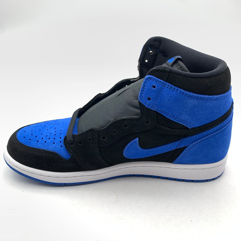 【中古美品】【メンズ】 NIKE ナイキ DZ5485-042 AIR JORDAN １ RETRO HIGH OG ”ROYAL REIMAGINED” エアジョーダン 1 レトロ ハイ スニーカー 靴 160-260618-mh-21-fuzh サイズ：27.5cm カラー：ブルー ブラック 万代Net店