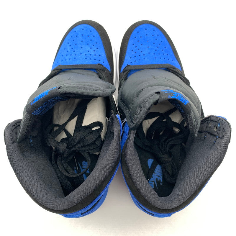 【中古美品】【メンズ】 NIKE ナイキ DZ5485-042 AIR JORDAN １ RETRO HIGH OG ”ROYAL REIMAGINED” エアジョーダン 1 レトロ ハイ スニーカー 靴 160-260618-mh-21-fuzh サイズ：27.5cm カラー：ブルー ブラック 万代Net店