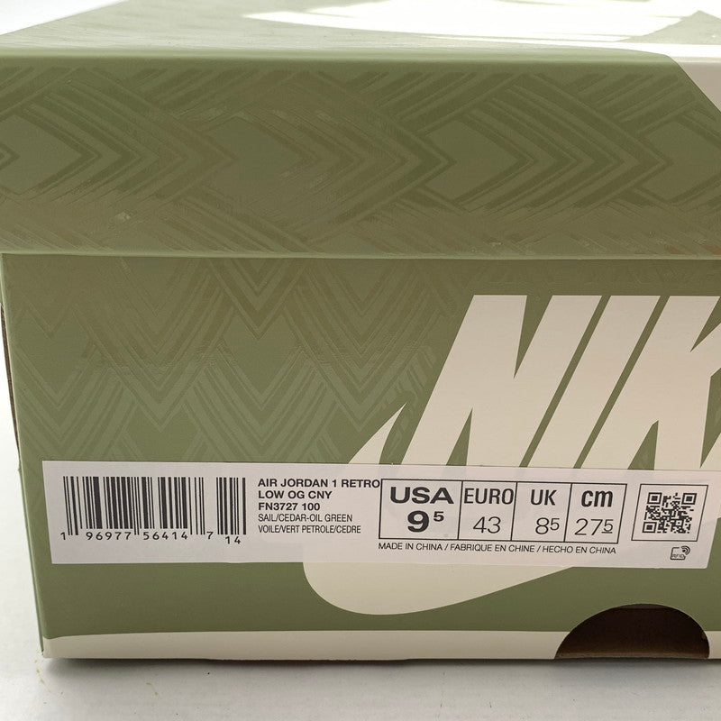 【中古美品】【メンズ】 NIKE ナイキ FN3727-100 AIR JORDAN １ LOW OG ”CHINESE NEW YEAR YEAR OF THE DRAGON" エアジョーダン 1 ロー スニーカー 靴 160-260618-mh-24-fuzh サイズ：27.5cm カラー：ホワイト カーキ 万代Net店