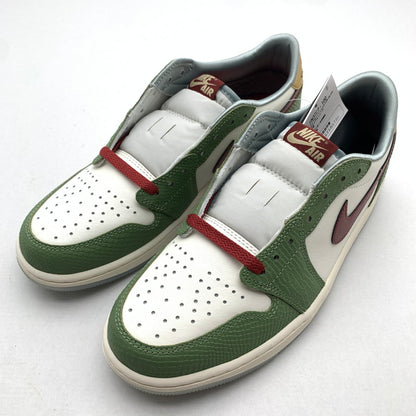 【中古美品】【メンズ】 NIKE ナイキ FN3727-100 AIR JORDAN １ LOW OG ”CHINESE NEW YEAR YEAR OF THE DRAGON" エアジョーダン 1 ロー スニーカー 靴 160-260618-mh-24-fuzh サイズ：27.5cm カラー：ホワイト カーキ 万代Net店