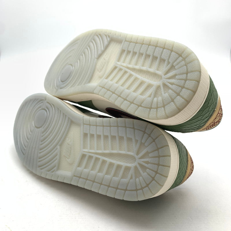 【中古美品】【メンズ】 NIKE ナイキ FN3727-100 AIR JORDAN １ LOW OG ”CHINESE NEW YEAR YEAR OF THE DRAGON" エアジョーダン 1 ロー スニーカー 靴 160-260618-mh-24-fuzh サイズ：27.5cm カラー：ホワイト カーキ 万代Net店