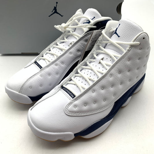 【中古美品】【メンズ】 NIKE ナイキ 414571-140 AIR JORDAN 13 RETRO ”WHITE AND MIDNIGHT NAVY” エアジョーダン 13 レトロ スニーカー 靴 160-260618-mh-22-fuzh サイズ：27.5cm カラー：ホワイト ネイビー 万代Net店