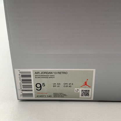【中古美品】【メンズ】 NIKE ナイキ 414571-140 AIR JORDAN 13 RETRO ”WHITE AND MIDNIGHT NAVY” エアジョーダン 13 レトロ スニーカー 靴 160-260618-mh-22-fuzh サイズ：27.5cm カラー：ホワイト ネイビー 万代Net店