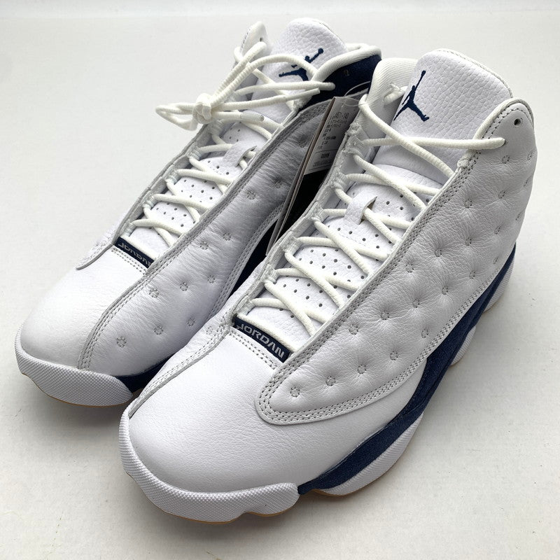【中古美品】【メンズ】 NIKE ナイキ 414571-140 AIR JORDAN 13 RETRO ”WHITE AND MIDNIGHT NAVY” エアジョーダン 13 レトロ スニーカー 靴 160-260618-mh-22-fuzh サイズ：27.5cm カラー：ホワイト ネイビー 万代Net店