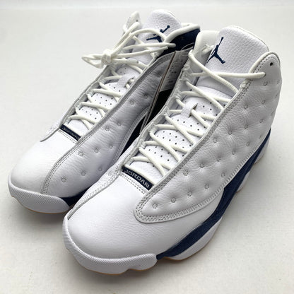【中古美品】【メンズ】 NIKE ナイキ 414571-140 AIR JORDAN 13 RETRO ”WHITE AND MIDNIGHT NAVY” エアジョーダン 13 レトロ スニーカー 靴 160-260618-mh-22-fuzh サイズ：27.5cm カラー：ホワイト ネイビー 万代Net店