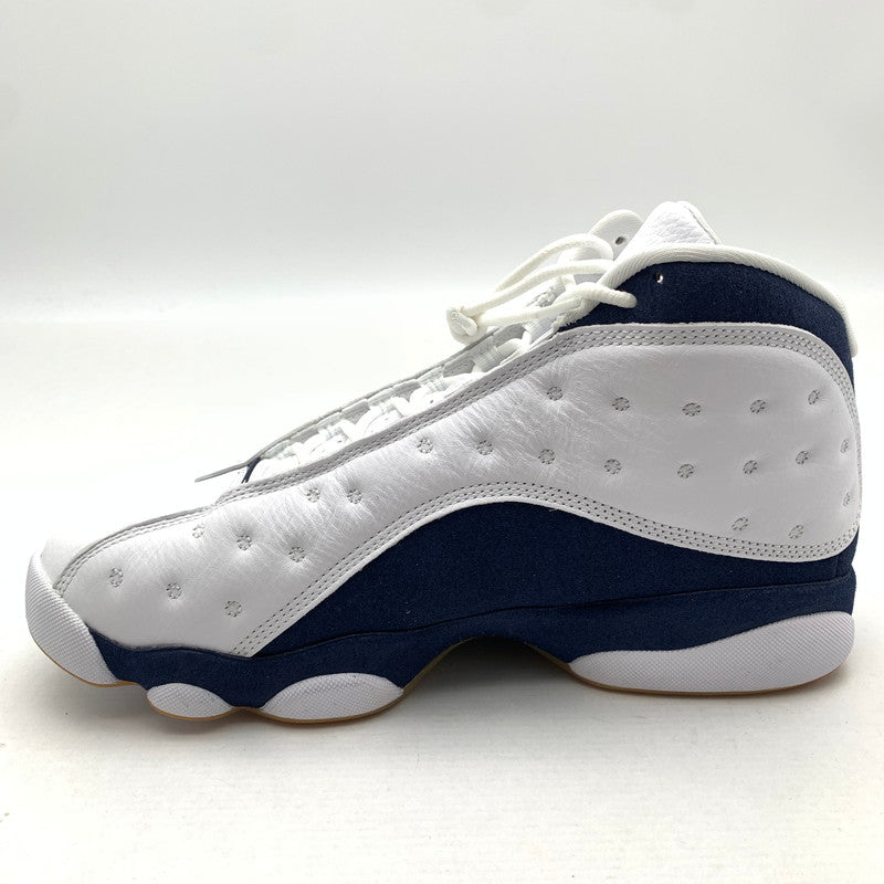 【中古美品】【メンズ】 NIKE ナイキ 414571-140 AIR JORDAN 13 RETRO ”WHITE AND MIDNIGHT NAVY” エアジョーダン 13 レトロ スニーカー 靴 160-260618-mh-22-fuzh サイズ：27.5cm カラー：ホワイト ネイビー 万代Net店
