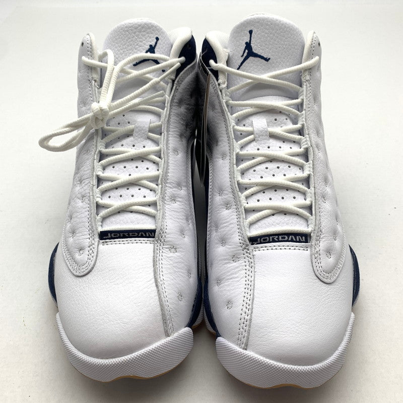 【中古美品】【メンズ】 NIKE ナイキ 414571-140 AIR JORDAN 13 RETRO ”WHITE AND MIDNIGHT NAVY” エアジョーダン 13 レトロ スニーカー 靴 160-260618-mh-22-fuzh サイズ：27.5cm カラー：ホワイト ネイビー 万代Net店