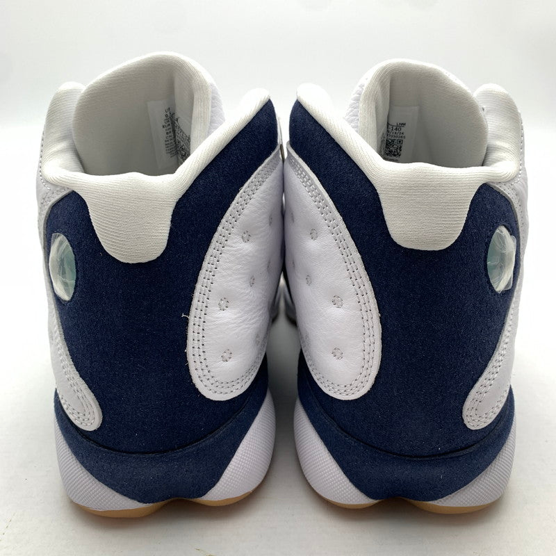 【中古美品】【メンズ】 NIKE ナイキ 414571-140 AIR JORDAN 13 RETRO ”WHITE AND MIDNIGHT NAVY” エアジョーダン 13 レトロ スニーカー 靴 160-260618-mh-22-fuzh サイズ：27.5cm カラー：ホワイト ネイビー 万代Net店