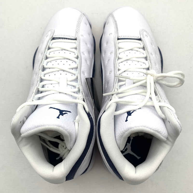 【中古美品】【メンズ】 NIKE ナイキ 414571-140 AIR JORDAN 13 RETRO ”WHITE AND MIDNIGHT NAVY” エアジョーダン 13 レトロ スニーカー 靴 160-260618-mh-22-fuzh サイズ：27.5cm カラー：ホワイト ネイビー 万代Net店