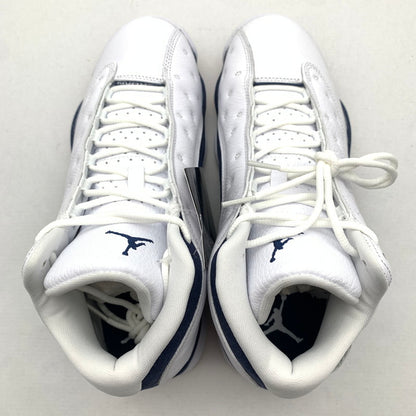 【中古美品】【メンズ】 NIKE ナイキ 414571-140 AIR JORDAN 13 RETRO ”WHITE AND MIDNIGHT NAVY” エアジョーダン 13 レトロ スニーカー 靴 160-260618-mh-22-fuzh サイズ：27.5cm カラー：ホワイト ネイビー 万代Net店