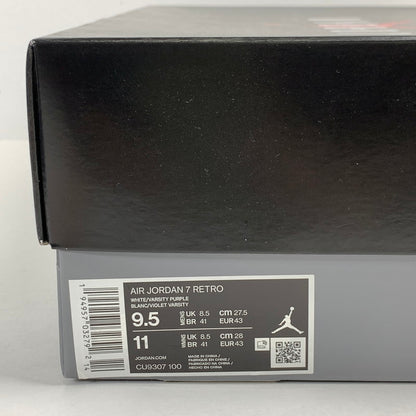 【中古美品】【メンズ】 NIKE ナイキ CU9307-100 AIR JORDAN７RETRO エアジョーダン7 レトロ ”FLINT” (2021) WHITE.GRAY SIZE:27.5cm スニーカー 靴 160-260618-ky-09-fuzh 万代Net店
