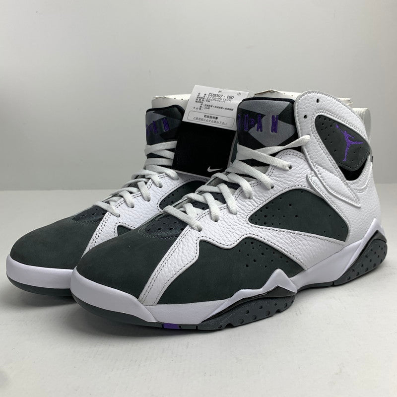 【中古美品】【メンズ】 NIKE ナイキ CU9307-100 AIR JORDAN７RETRO エアジョーダン7 レトロ ”FLINT” (2021) WHITE.GRAY SIZE:27.5cm スニーカー 靴 160-260618-ky-09-fuzh 万代Net店
