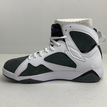 【中古美品】【メンズ】 NIKE ナイキ CU9307-100 AIR JORDAN７RETRO エアジョーダン7 レトロ ”FLINT” (2021) WHITE.GRAY SIZE:27.5cm スニーカー 靴 160-260618-ky-09-fuzh 万代Net店