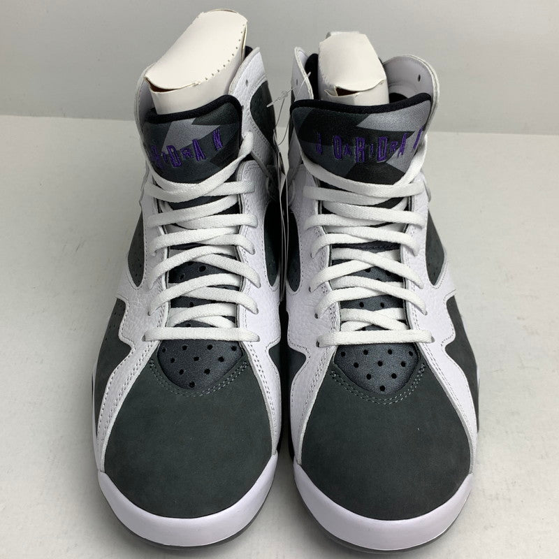 【中古美品】【メンズ】 NIKE ナイキ CU9307-100 AIR JORDAN７RETRO エアジョーダン7 レトロ ”FLINT” (2021) WHITE.GRAY SIZE:27.5cm スニーカー 靴 160-260618-ky-09-fuzh 万代Net店