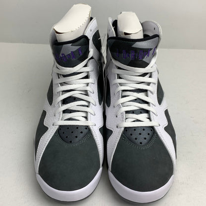【中古美品】【メンズ】 NIKE ナイキ CU9307-100 AIR JORDAN７RETRO エアジョーダン7 レトロ ”FLINT” (2021) WHITE.GRAY SIZE:27.5cm スニーカー 靴 160-260618-ky-09-fuzh 万代Net店