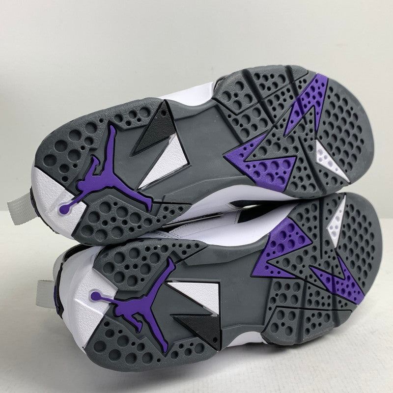 【中古美品】【メンズ】 NIKE ナイキ CU9307-100 AIR JORDAN７RETRO エアジョーダン7 レトロ ”FLINT” (2021) WHITE.GRAY SIZE:27.5cm スニーカー 靴 160-260618-ky-09-fuzh 万代Net店