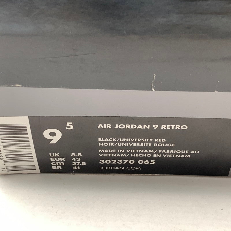 【中古品】【メンズ】 NIKE ナイキ 302370-065 AIR JORDAN ９ RETRO ”DREAM IT DO IT” BLACK.MULTI SIZE:27.5cm 黒タグ.箱有 スニーカー 靴 160-260621-io-05-fuzh 万代Net店