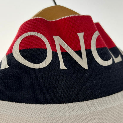 【中古品】【メンズ】 MONCLER モンクレール G10918A70510 84556 MAGLIA POLO MANICA CORTA 141-260619-ny-06-fuzh サイズ：XL カラー：ホワイト 万代Net店