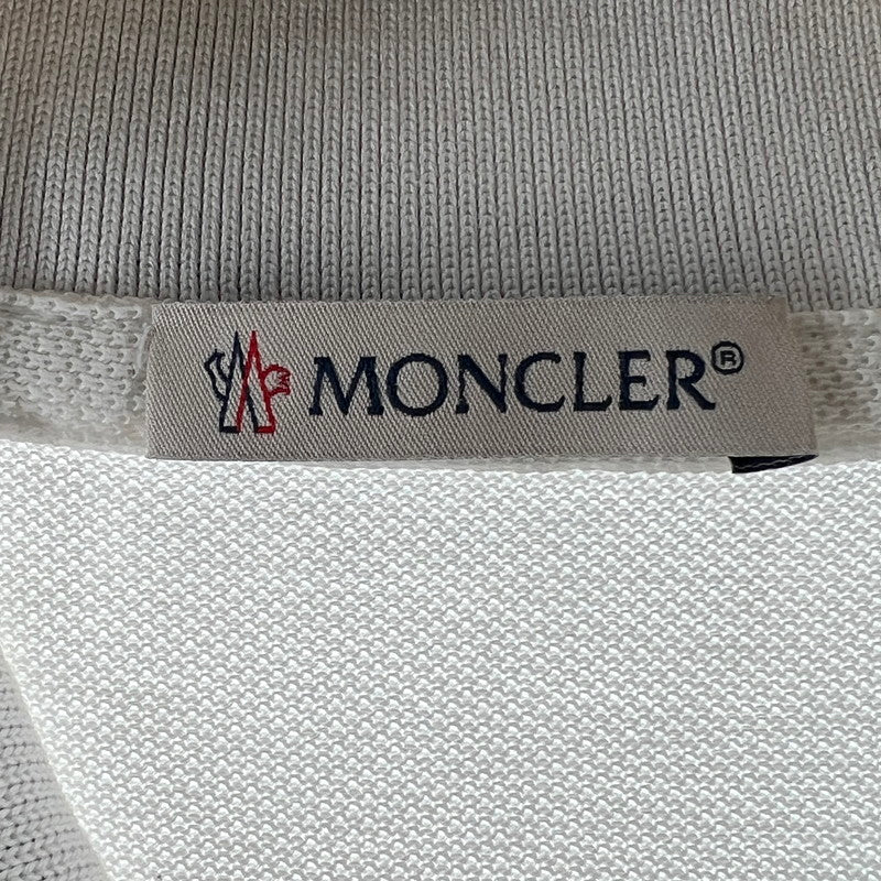 【中古品】【メンズ】 MONCLER モンクレール G10918A70510 84556 MAGLIA POLO MANICA CORTA 141-260619-ny-06-fuzh サイズ：XL カラー：ホワイト 万代Net店