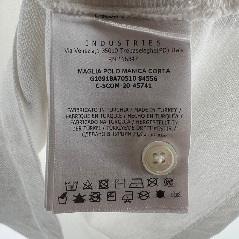 【中古品】【メンズ】 MONCLER モンクレール G10918A70510 84556 MAGLIA POLO MANICA CORTA 141-260619-ny-06-fuzh サイズ：XL カラー：ホワイト 万代Net店