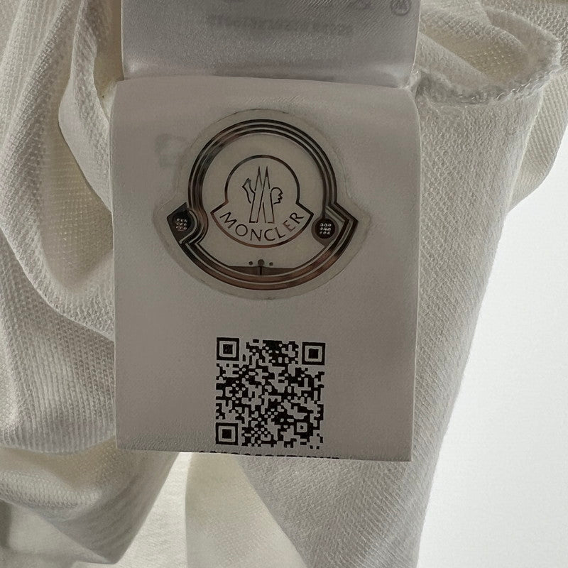 【中古品】【メンズ】 MONCLER モンクレール G10918A70510 84556 MAGLIA POLO MANICA CORTA 141-260619-ny-06-fuzh サイズ：XL カラー：ホワイト 万代Net店