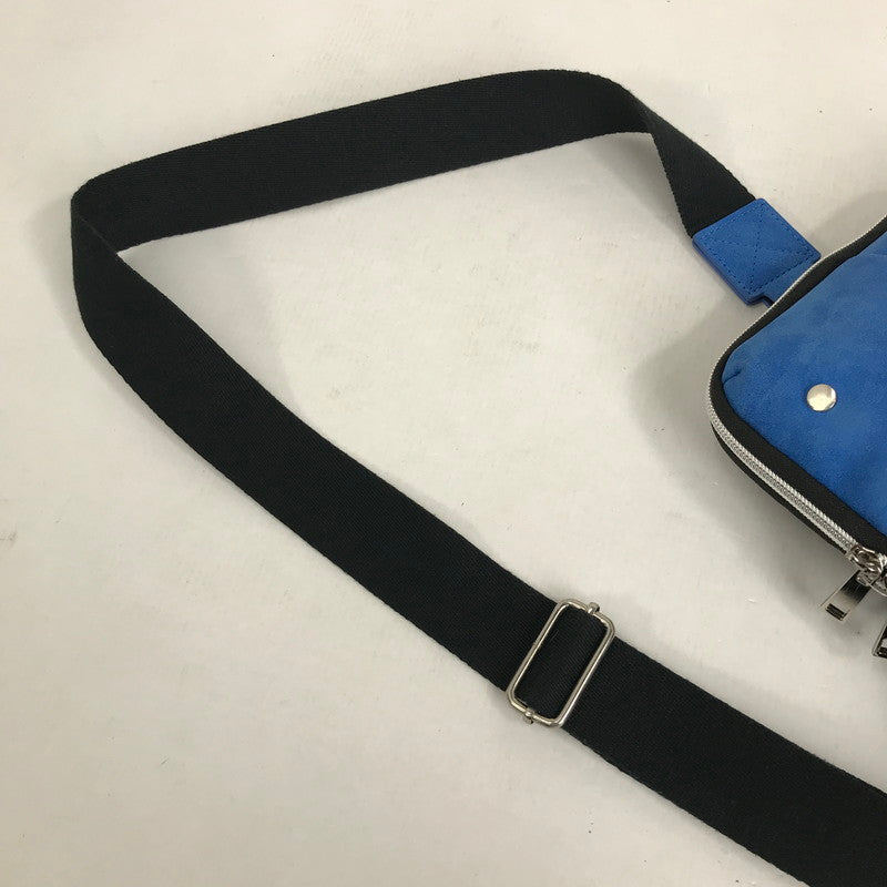 【中古品】【レディース】 雅結 ボディバッグ ブルー.和柄 2WAY ジンベエザメ カバン かわいい 可愛い ※ほつれあり 188-260711-io-56-fuzh 万代Net店