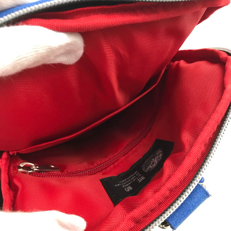 【中古品】【レディース】 雅結 ボディバッグ ブルー.和柄 2WAY ジンベエザメ カバン かわいい 可愛い ※ほつれあり 188-260711-io-56-fuzh 万代Net店