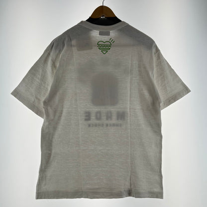 【中古品】【メンズ】 HUMAN MADE×SHAKE SHACK ヒューマンメイド×シェイク・シャック SS T-SHIRT ハンバーガー 142-260619-ny-01-fuzh サイズ：L カラー：ホワイト 万代Net店