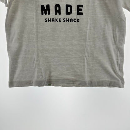 【中古品】【メンズ】 HUMAN MADE×SHAKE SHACK ヒューマンメイド×シェイク・シャック SS T-SHIRT ハンバーガー 142-260619-ny-01-fuzh サイズ：L カラー：ホワイト 万代Net店