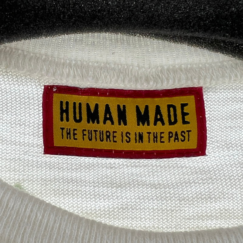 【中古品】【メンズ】 HUMAN MADE×SHAKE SHACK ヒューマンメイド×シェイク・シャック SS T-SHIRT ハンバーガー 142-260619-ny-01-fuzh サイズ：L カラー：ホワイト 万代Net店