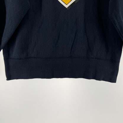 【中古品】【メンズ】 HUMAN MADE ヒューマン メイド GRAPHIC SWEAT SHIRT グラフィック スウェット シャツ 142-260619-ny-02-fuzh サイズ：M カラー：ネイビー 万代Net店