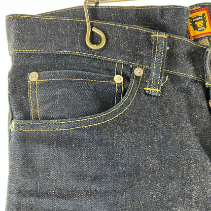 【中古品】【メンズ】 HUMAN MADE ヒューマン メイド STRAIGHT DENIM PANTS ストレートデニムパンツ PAST 153-260619-ny-12-fuzh サイズ：30 カラー：インディゴ 万代Net店