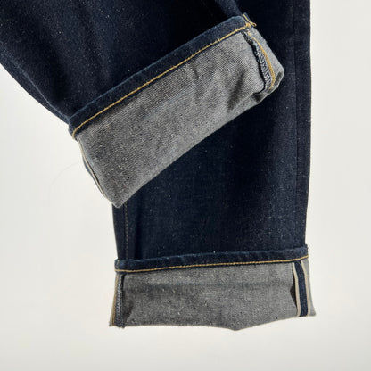 【中古品】【メンズ】 HUMAN MADE ヒューマン メイド STRAIGHT DENIM PANTS ストレートデニムパンツ PAST 153-260619-ny-12-fuzh サイズ：30 カラー：インディゴ 万代Net店
