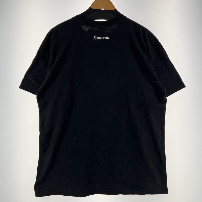 【中古品】【メンズ】 SUPREME×SALEM シュプリーム× セーラム S.S TEE ピエロ＆女 149-260619-ny-05-fuzh サイズ：L カラー：ブラック 万代Net店