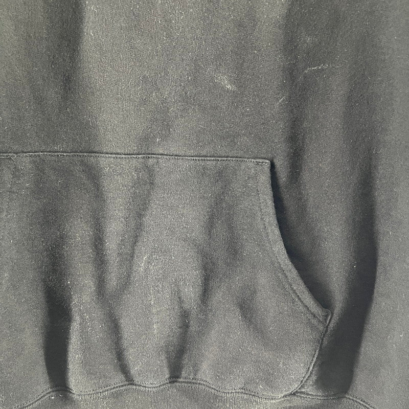 【中古品】【メンズ】 SUPREM シュプリーム PULLOVER PARKA プルオーバー パーカー CLASSIC 刺しゅうロゴ 149-260619-ny-04-fuzh サイズ：L カラー：ブラック 万代Net店