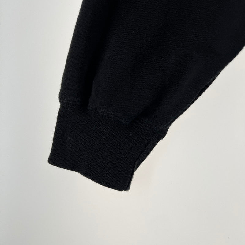 【中古品】【メンズ】 SUPREM シュプリーム PULLOVER PARKA プルオーバー パーカー CLASSIC 刺しゅうロゴ 149-260619-ny-04-fuzh サイズ：L カラー：ブラック 万代Net店