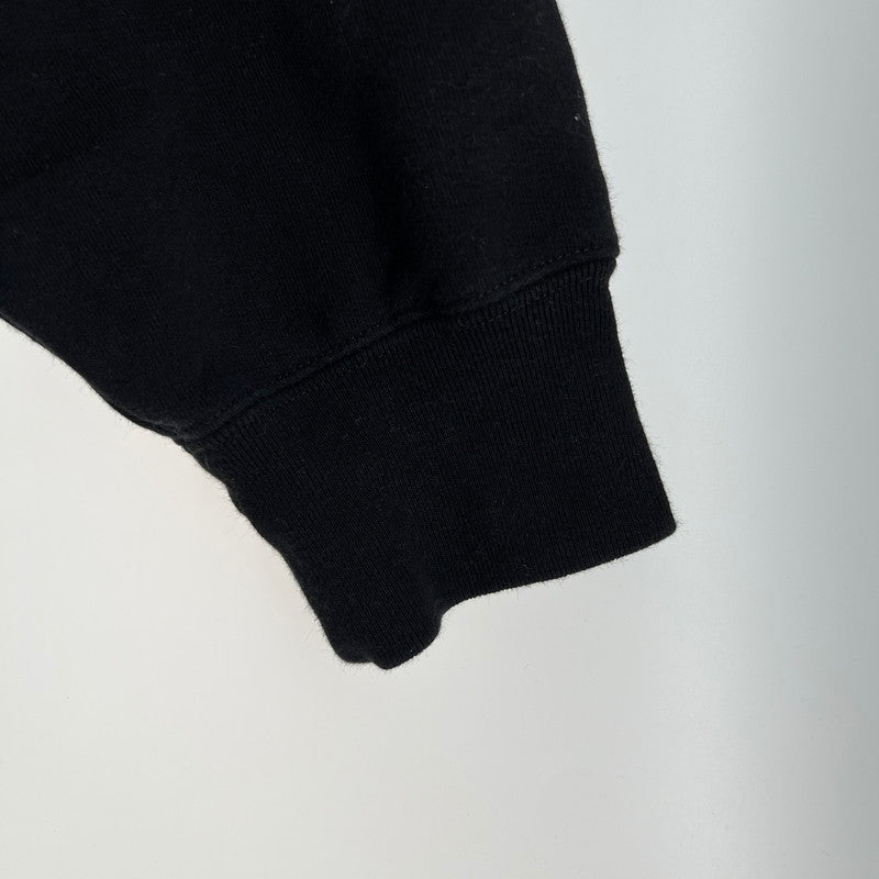 【中古品】【メンズ】 SUPREM シュプリーム PULLOVER PARKA プルオーバー パーカー CLASSIC 刺しゅうロゴ 149-260619-ny-04-fuzh サイズ：L カラー：ブラック 万代Net店