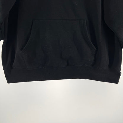 【中古品】【メンズ】 SUPREM シュプリーム PULLOVER PARKA プルオーバー パーカー CLASSIC 刺しゅうロゴ 149-260619-ny-04-fuzh サイズ：L カラー：ブラック 万代Net店