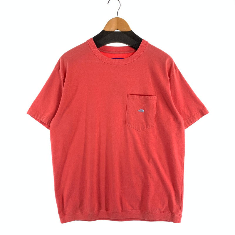 【中古品】【メンズ】 THE NORTH FACE TECH CREW T-SHIRT ザ・ノースフェイス パープルレーベル 半袖Tシャツ カットソー ブランド 古着 144-260808-gm-17-fuzh サイズ：L カラー：ピンク 万代Net店