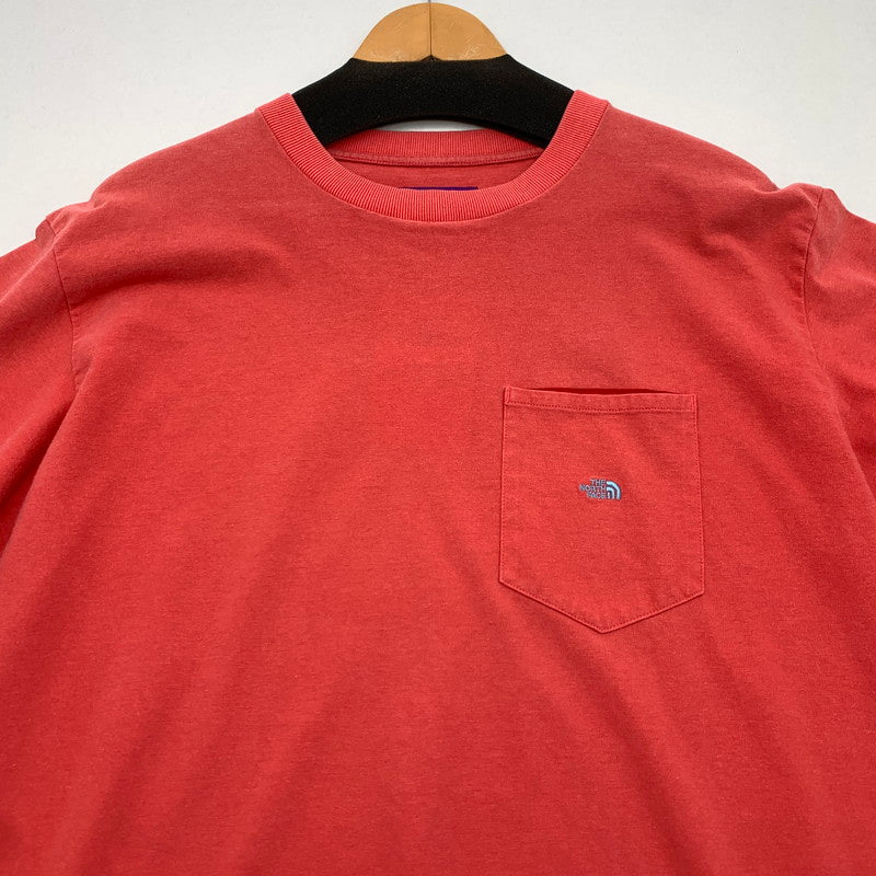 【中古品】【メンズ】 THE NORTH FACE TECH CREW T-SHIRT ザ・ノースフェイス パープルレーベル 半袖Tシャツ カットソー ブランド 古着 144-260808-gm-17-fuzh サイズ：L カラー：ピンク 万代Net店